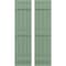 Ekena Millwork Americraft 4-Board, 3 Batten Exterior Real Wood Joined Board-n-Batten Shutters, ARW401BB414X43TGH, PR ARW401BB414X43TGH - alternate 1
